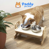 Bàn Ăn Chống Gù DoggyMan Bằng Gỗ Cho Chó - Paddy Pet Shop